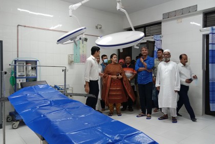 পাকুন্দিয়া স্বাস্থ্য কমপ্লেক্সে অপারেশন থিয়েটার চালু