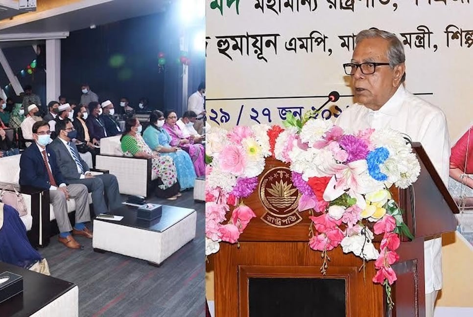 চাকরির একমাত্র বিকল্প শিক্ষিত বেকারদের উদ্যোক্তা হিসেবে গড়ে তোলা : রাষ্ট্রপতি

