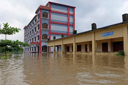 সিলেটে বন্যার কবলে ৬৮২ শিক্ষাপ্রতিষ্ঠান

