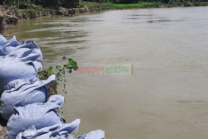 নদী গর্ভে বিলীন হওয়ার পথে উচ্চ বিদ্যালয়
