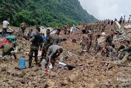 মণিপুরে ভূমিধসে ৭ মৃত্যু, নিখোঁজ ৪৫