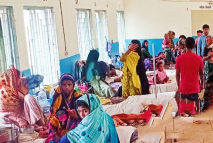 কোম্পানীগঞ্জে কমছে পানি, বাড়ছে পানি বাহিত রোগ

