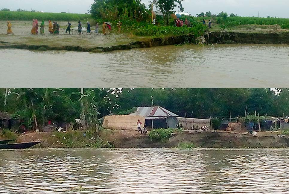 বগুড়ায় আবারও বাড়ছে যমুনার পানি
