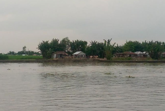 বগুড়ায় আবারও বাড়ছে যমুনা নদীর পানি