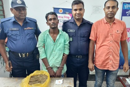 মোরেলগঞ্জে গাঁজা ও ইয়াবাসহ যুবক গ্রেফতার