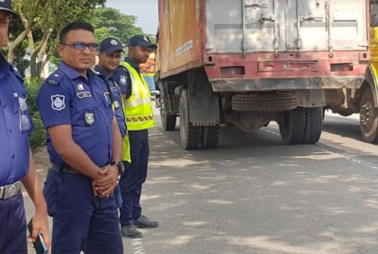 পশুবাহী গাড়িতে চাঁদাবাজি ঠেকাতে ব্রাহ্মণবাড়িয়ায় কঠোর অবস্থানে পুলিশ