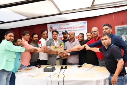 বেলজিয়াম শাখা আওয়ামী লীগের সভাপতিকে সংবর্ধনা