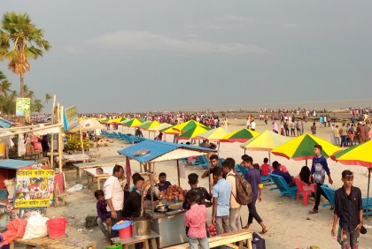 পর্যটক বরণে প্রস্তুত কুয়াকাটা