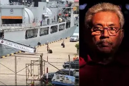 স্যুটকেস ভরে বন্দর ছাড়ল লঙ্কান জাহাজ, সত্যিই কি দেশ ছেড়ে পালালেন রাজাপাকসে?