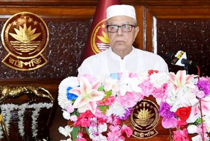 বন্যা মোকাবিলায় বেসরকারি পর্যায়েও উদ্যোগ গ্রহণ করতে হবে : রাষ্ট্রপতি