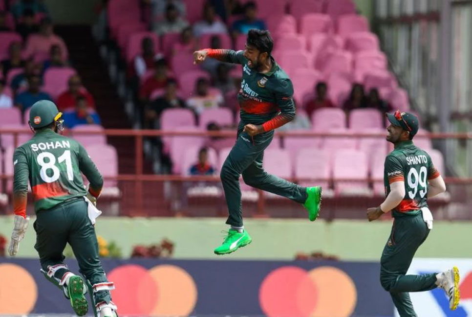 উইন্ডিজকে উড়িয়ে ঈদের আনন্দ বাড়িয়ে দিল টাইগাররা