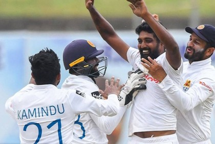 অস্ট্রেলিয়ার বিরুদ্ধে ইনিংস ব্যবধানে জয় শ্রীলঙ্কার