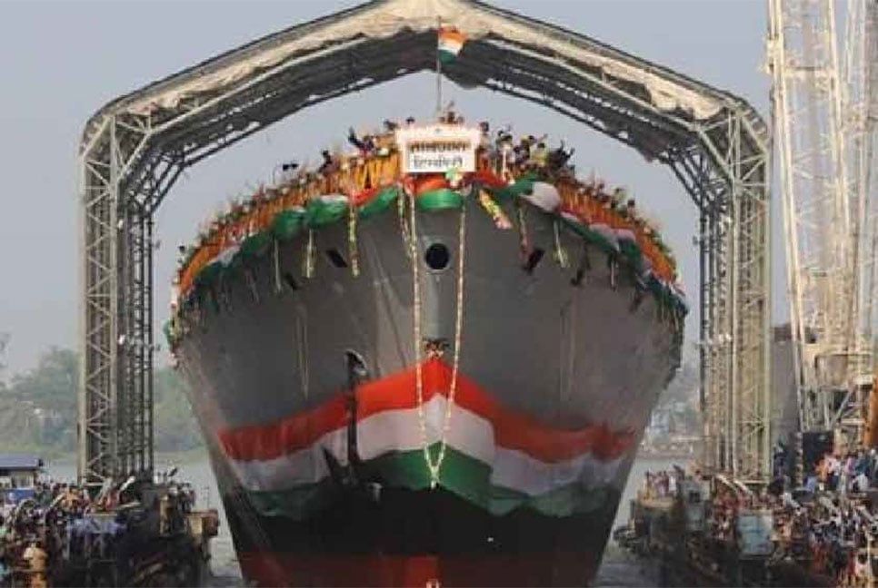 ভারতের অত্যাধুনিক যুদ্ধজাহাজ দুনাগিরির উদ্বোধন