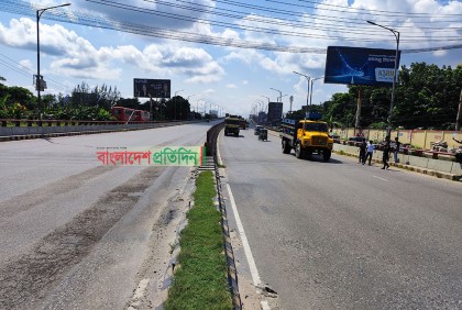 ঢাকা-চট্টগ্রাম মহাসড়কের ফেনীর ২৭ কিলোমিটারে নেই যানজট

