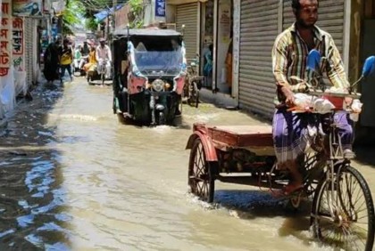 জোয়ারের পানিতে বাগেরহাটের ৪০ গ্রাম প্লাবিত 