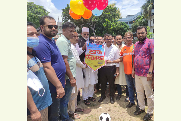 বগুড়ায় বঙ্গবন্ধু ও বঙ্গমাতা গোল্ডকাপ ফুটবল টুর্নামেন্টের উদ্বোধন