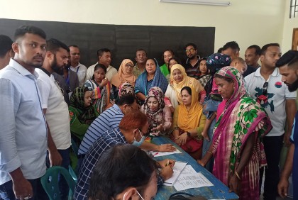 সুনামগঞ্জে বন্যায় ক্ষতিগ্রস্তদের চিকিৎসা সেবা প্রদান
