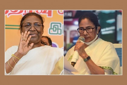 আপনার ভূমিকার দিকে তাকিয়ে থাকবে ভারত : নবনির্বাচিত রাষ্ট্রপতি দ্রৌপদীকে মমতা


