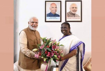 ভারতের ১৫তম রাষ্ট্রপতি দ্রৌপদী মুর্মু 

