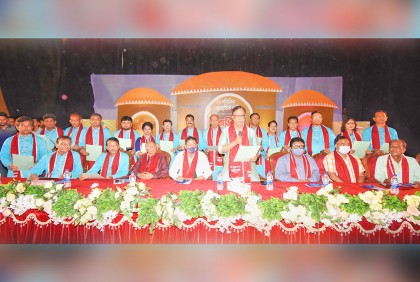 বগুড়ায় সম্মিলিত সাংস্কৃতিক
জোটের কমিটির অভিষেক অনুষ্ঠিত 