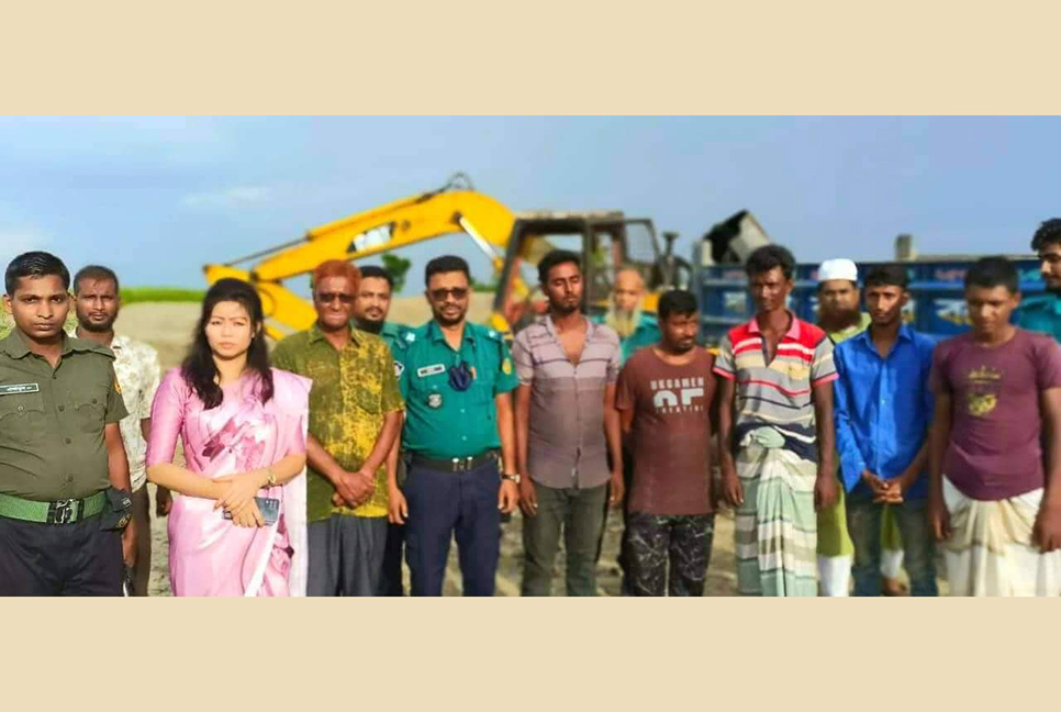 তিন ফসলি জমিতে পুকুর খনন, পাঁচ জনের কারাদণ্ড

