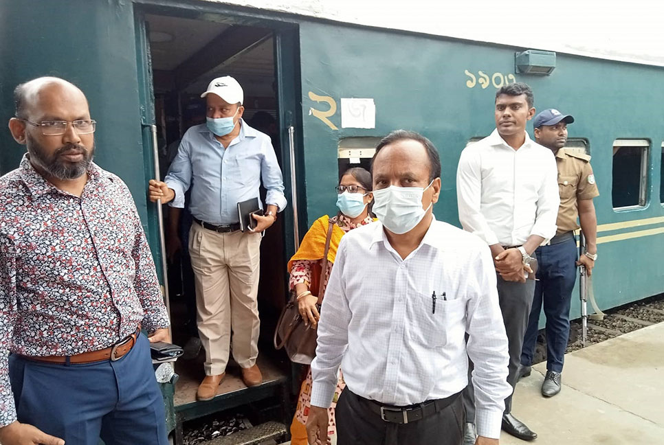 জিএম আসবেন শুনেই রেলওয়ে স্টেশন পরিষ্কার...