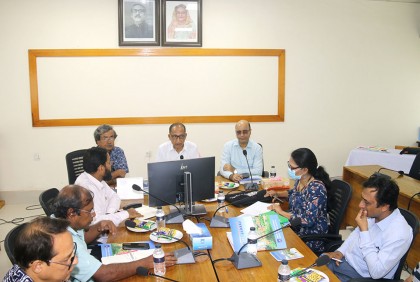 বিশ্ব ব্যাংক প্রতিনিধিদলের বশেমুরকৃবি পরিদর্শন