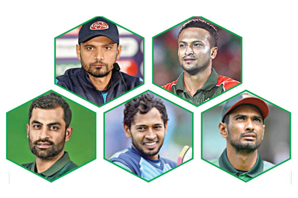 পাঁচ সিনিয়র ছাড়াই খেলছেন টাইগাররা
