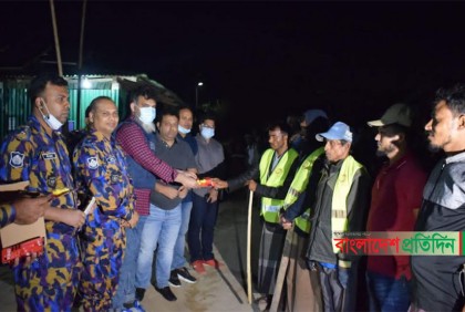 রোহিঙ্গা ক্যাম্পে স্বেচ্ছা পাহারায় কমেছে অপরাধ 