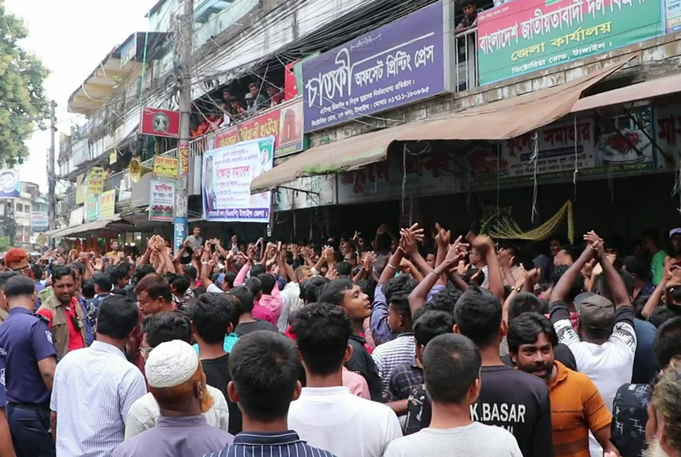 টাঙ্গাইলে বিএনপির বিক্ষোভ সমাবেশ
