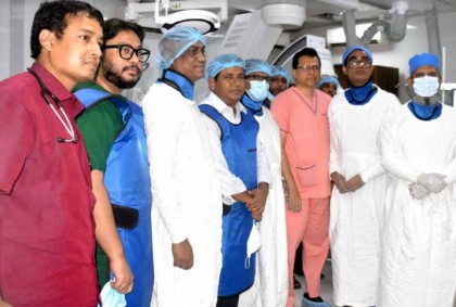বগুড়া শজিমেক হাসপাতালে 
হার্টের ব্লক অপসারণ কার্যক্রম শুরু
