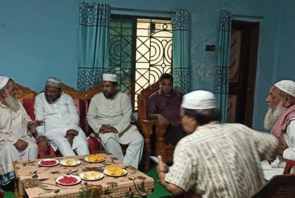 হেফাজতের আমিরের সাথে এবি পার্টির নেতাদের মতবিনিময়