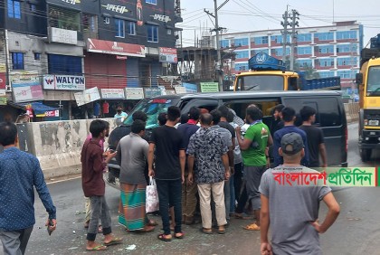 কালিয়াকৈরে বাসের সাথে মাইক্রোর ধাক্কায় আহত ৫