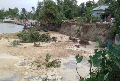 সিরাজগঞ্জে বাড়ছে যমুনার পানি