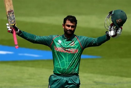 প্রথম বাংলাদেশি হিসেবে আট হাজারি ক্লাবে তামিম