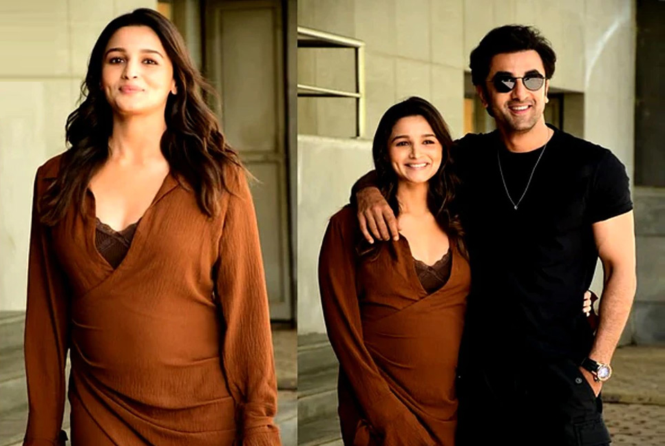 বেবি বাম্প নিয়েই রণবীরের সঙ্গে ছবির প্রচারে অন্তঃসত্ত্বা আলিয়া