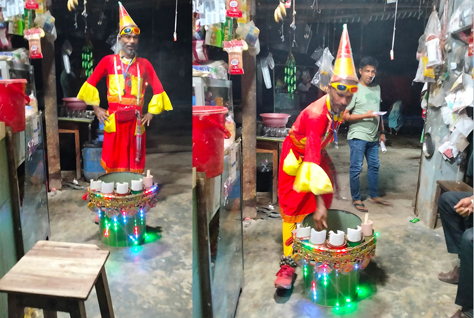 ঘটিগরম বিক্রি করে সংসার চলে মিরাজের