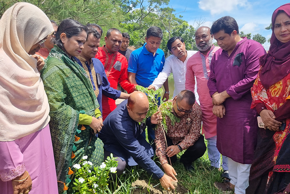 কিশোরগঞ্জে কৃষক লীগের বৃক্ষরোপণ কর্মসূচি