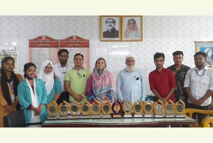 নওয়াব ফয়জুন্নেছা সরকারি কলেজ শিক্ষার্থীদের ২২ ইভেন্টে পুরস্কার লাভ