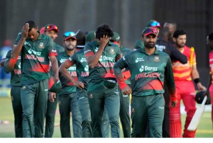 জিম্বাবুয়ের কাছে হোয়াইটওয়াশের লজ্জা এড়াতে মরিয়া বাংলাদেশ


