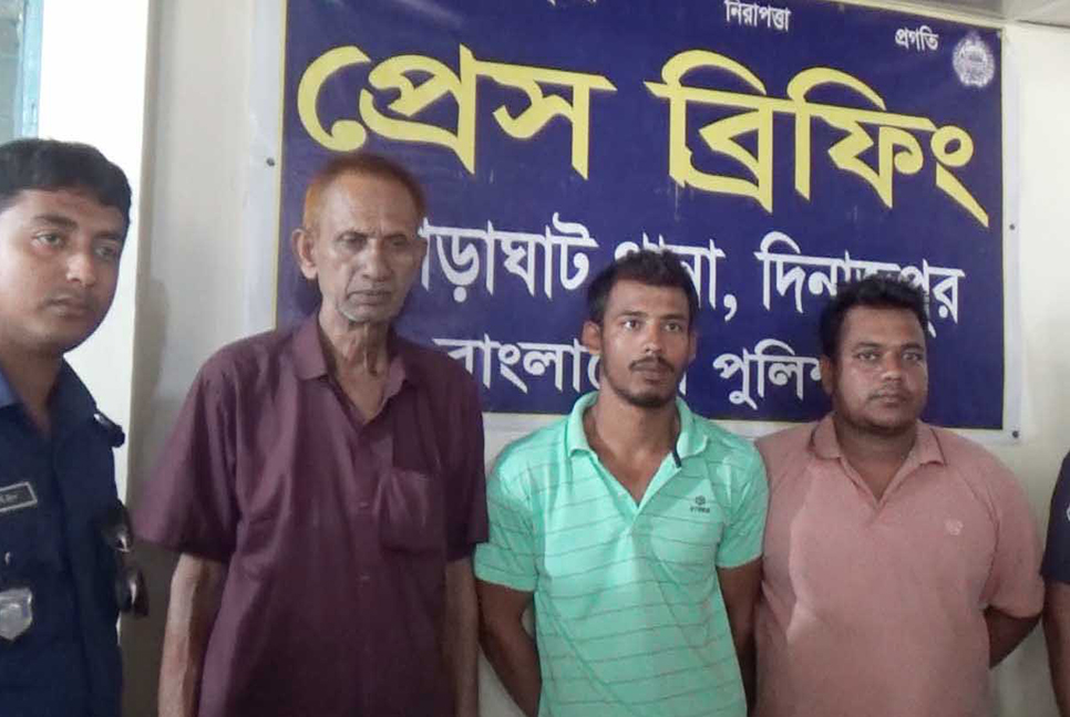 দিনাজপুরে হত্যার ঘটনায় আটক ৩