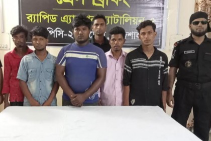 নাটোরে চোর চক্রের ৬ সদস্য আটক