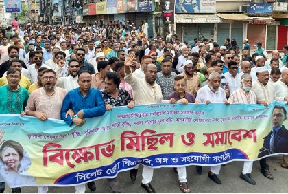 সংকট নিরসনে সরকারের পদত্যাগের বিকল্প নেই: সিলেট জেলা বিএনপি
