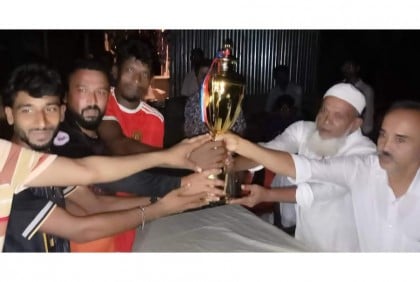 কালিয়াকৈরে 
ফুটবল খেলা অনুষ্ঠিত