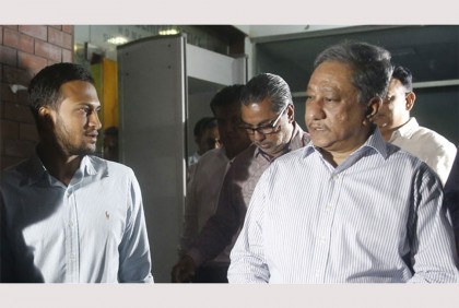 পাপনের সঙ্গে বৈঠকে সাকিব
