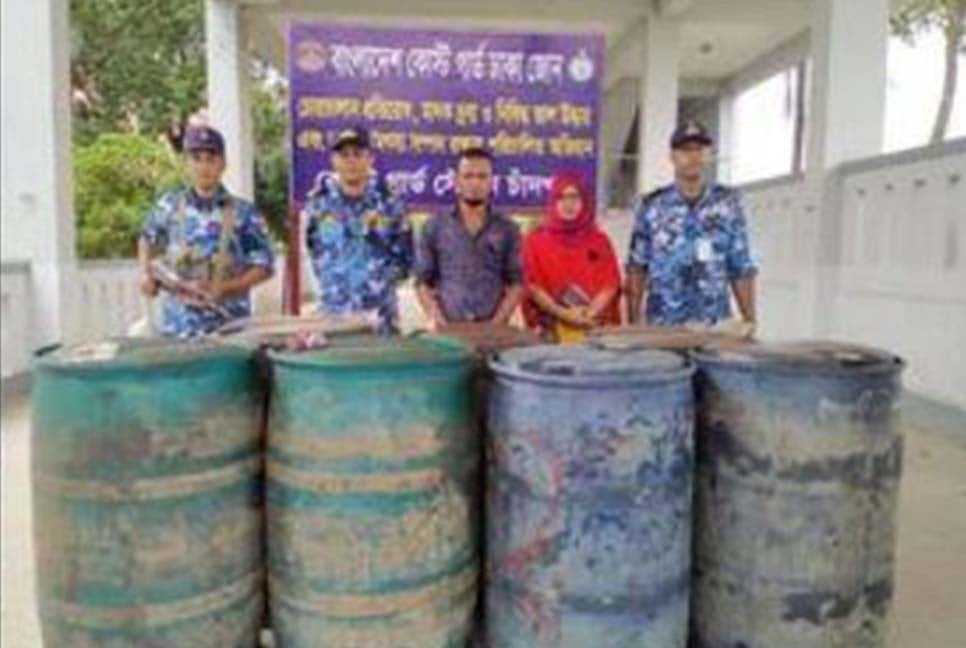 ১৪০০ লিটার চোরাই ডিজেলসহ যুবক আটক