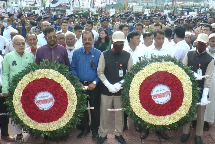 যশোরে নানা কর্মসূচিতে 
জাতীয় শোক দিবস 
পালিত 