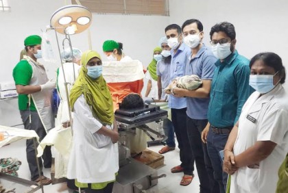 ঝিনাইগাতী সরকারি হাসপাতালে আবারও চালু হলো সিজার অপারেশন