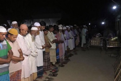 গার্ডার চাপায় নিহত: ৪ জনের দাফন সম্পন্ন