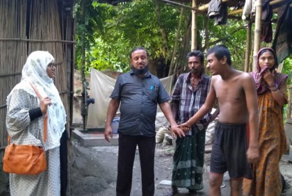 ১২ বছর শিকলবন্দী মিলনের পাশে দাঁড়ালেন ইউএনও 